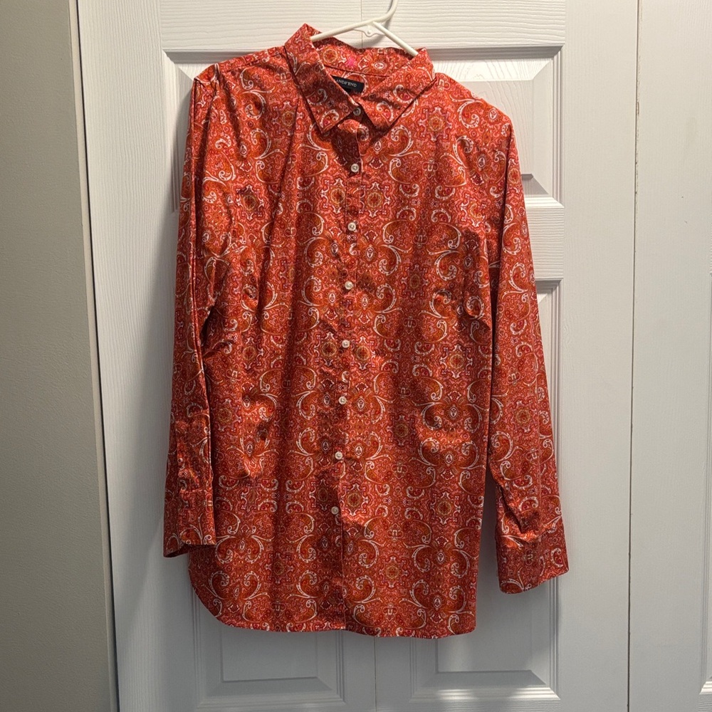 Paisley Button-Up Shirt